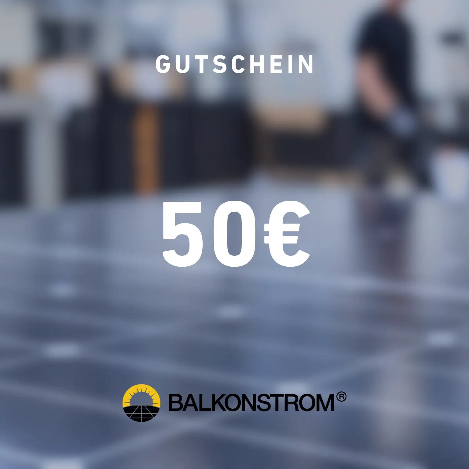 Balkonstrom Gutschein 50 €