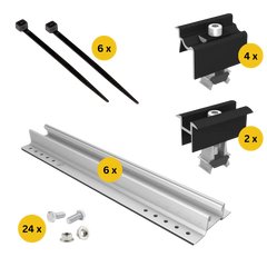 Halterung für 2 Solarmodule (+39€)