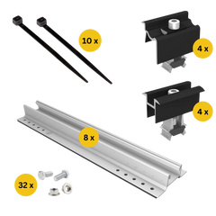 Halterung für 3 Solarmodule (+78€)