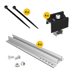 Halterung für 1 Solarmodul