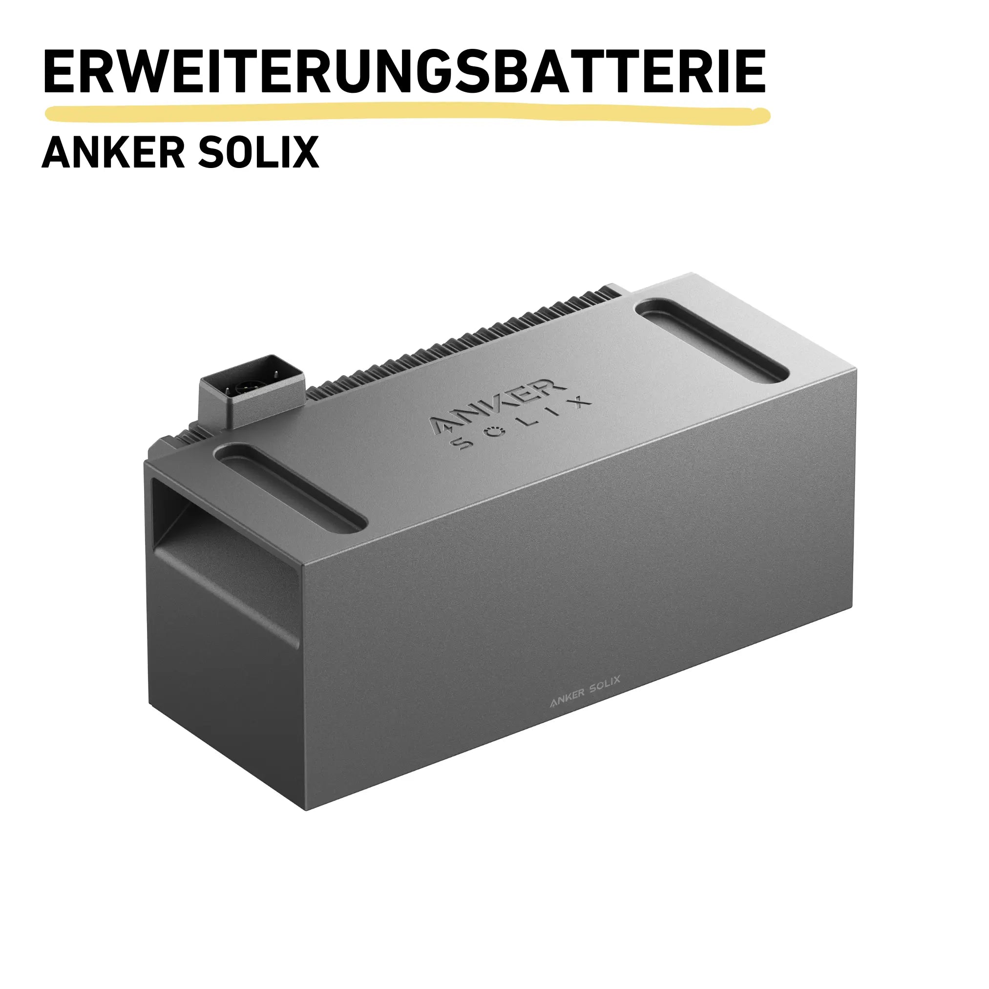 Anker Speicher SOLIX Pro Erweiterungsbatterie Produktbild mit weißem Hintergrund