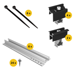 Ohne Erweiterungsspeicher / Halterung Blechdach (+79€)